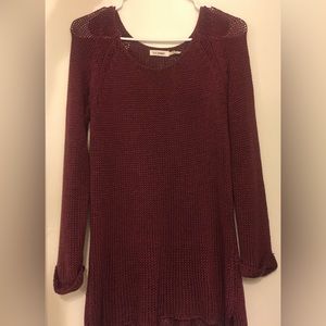 Burgundy sweater